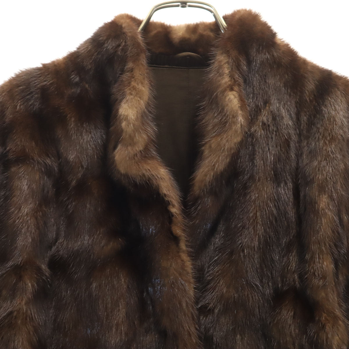 毛皮コート ブラウン系 メンズ
