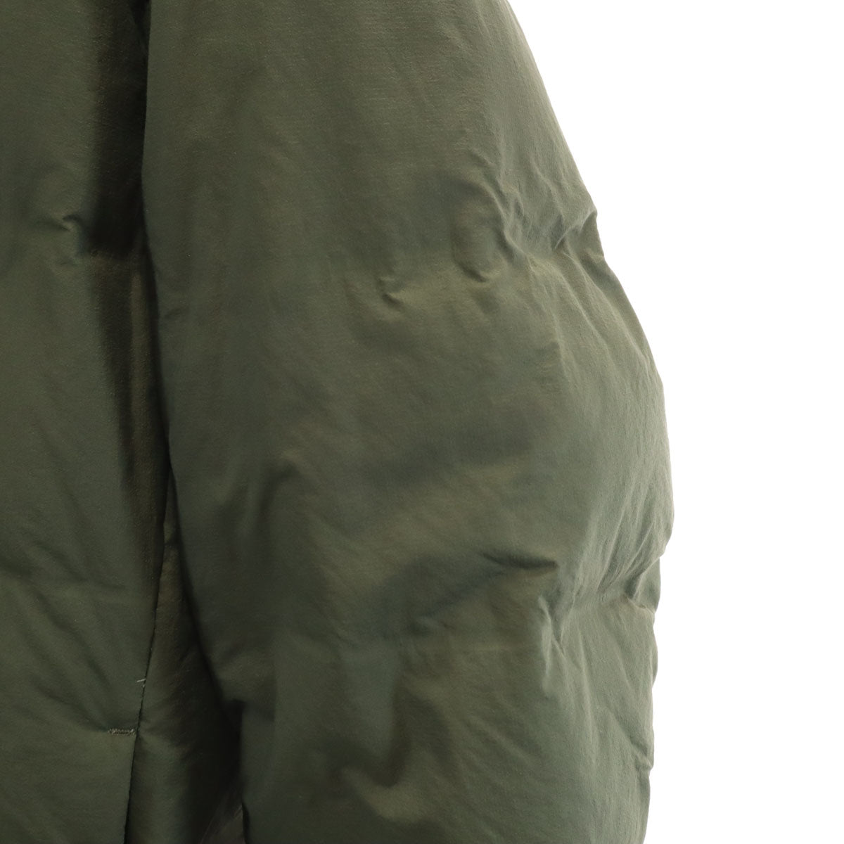 UNIQLO ユニクロ シームレス ダウンパーカー L カーキ メンズ