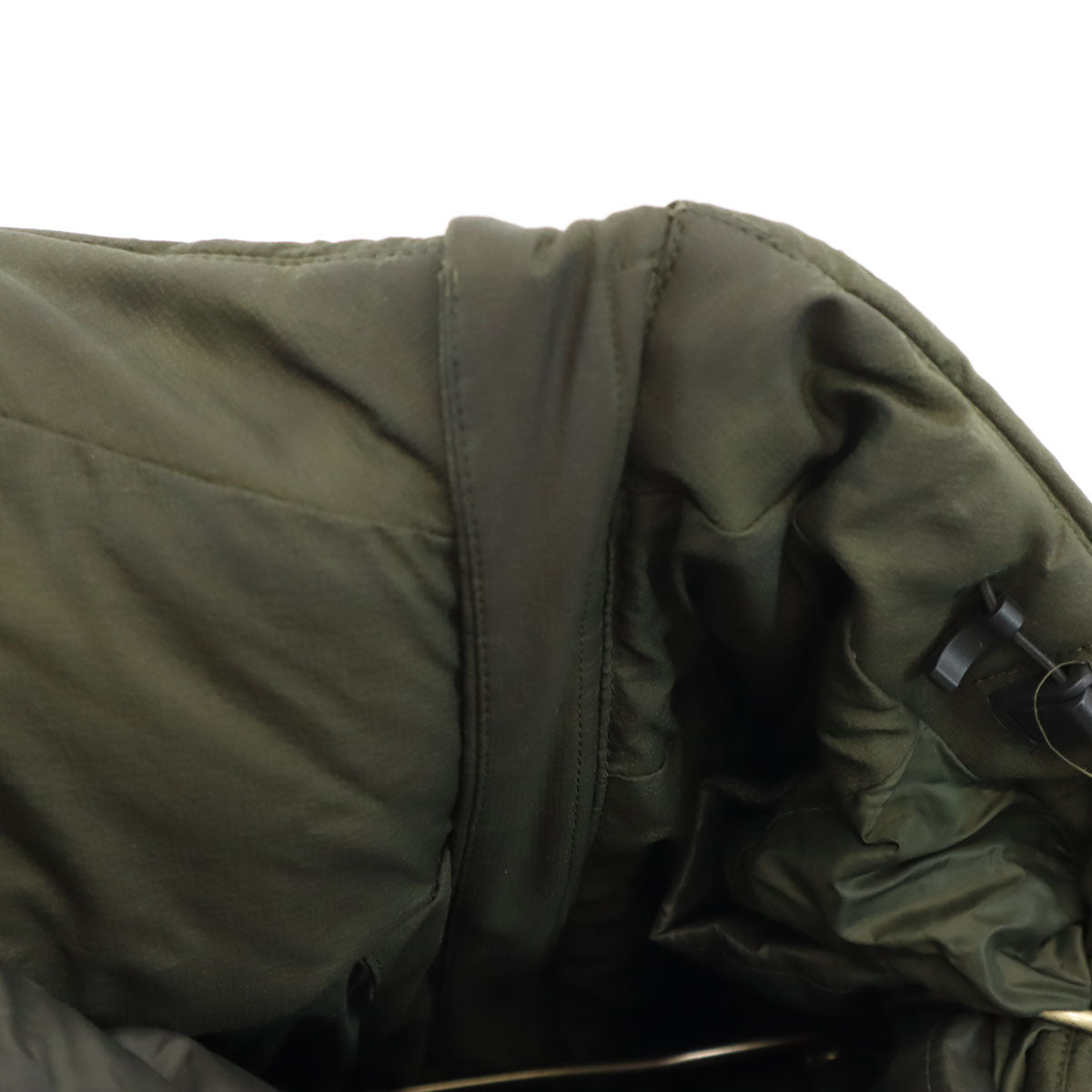 UNIQLO ユニクロ シームレス ダウンパーカー L カーキ メンズ