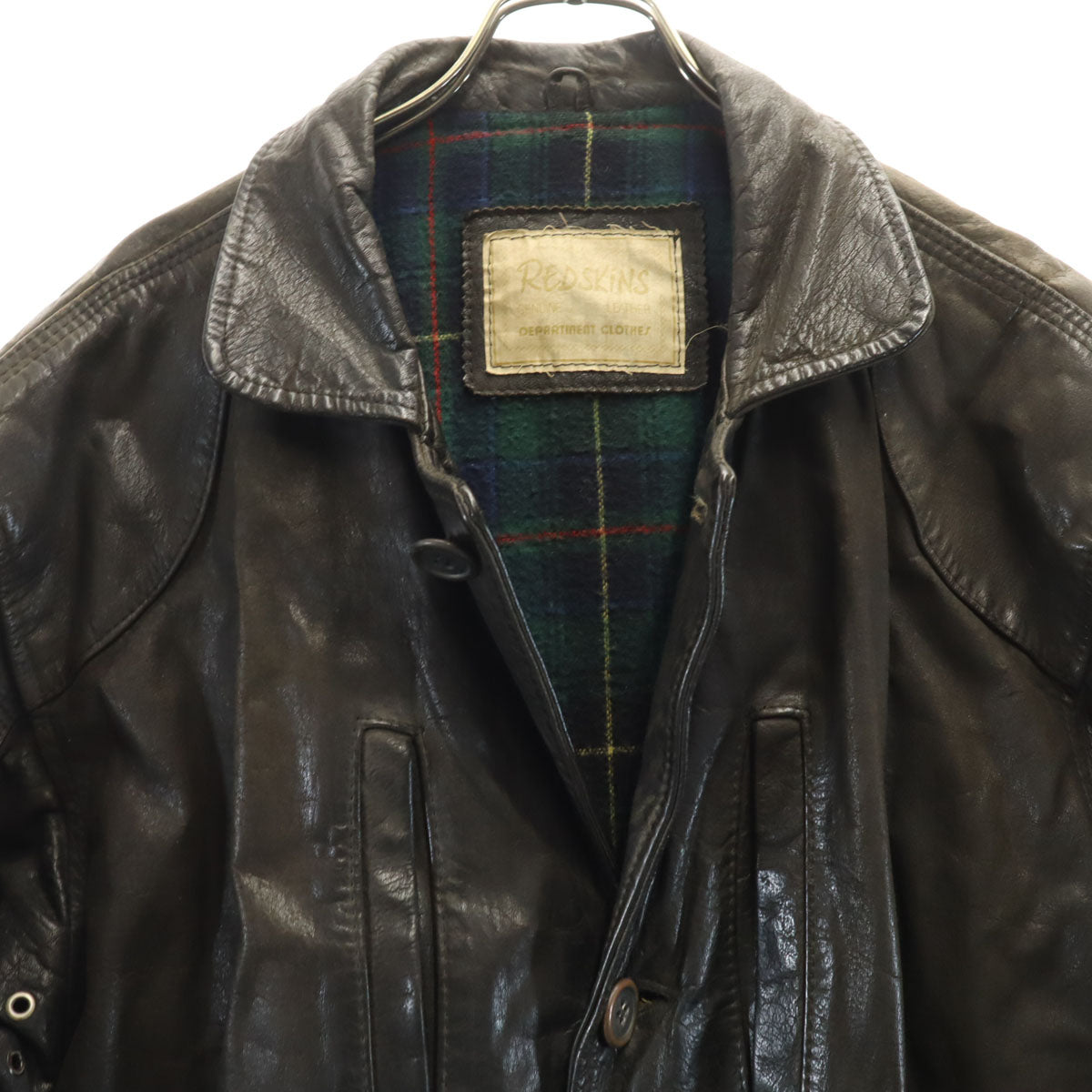 REDSKINS レッドスキンズ 80s 90s オールド レザージャケット ブラウン メンズ