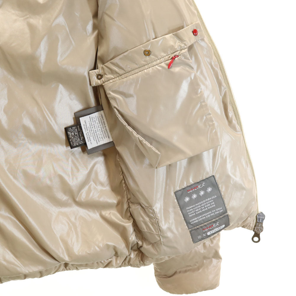 DUVETICA デュベティカ ブルガリア製 アダラ ダウンジャケット 38 ベージュ adhara レディース