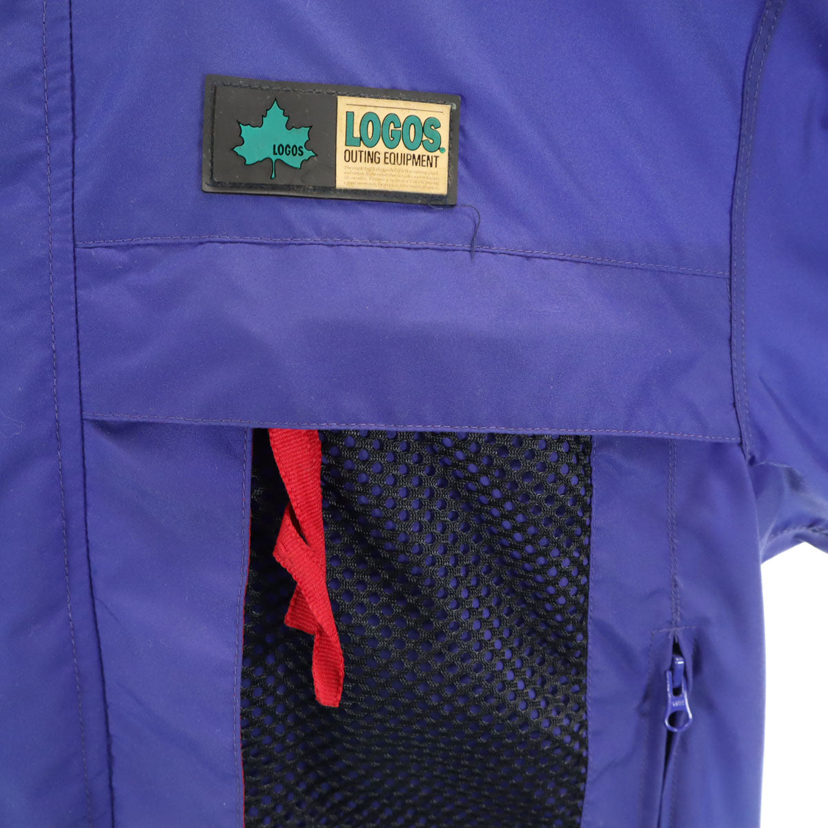LOGOS ロゴス ナイロンジャケット M 青紫 メンズ