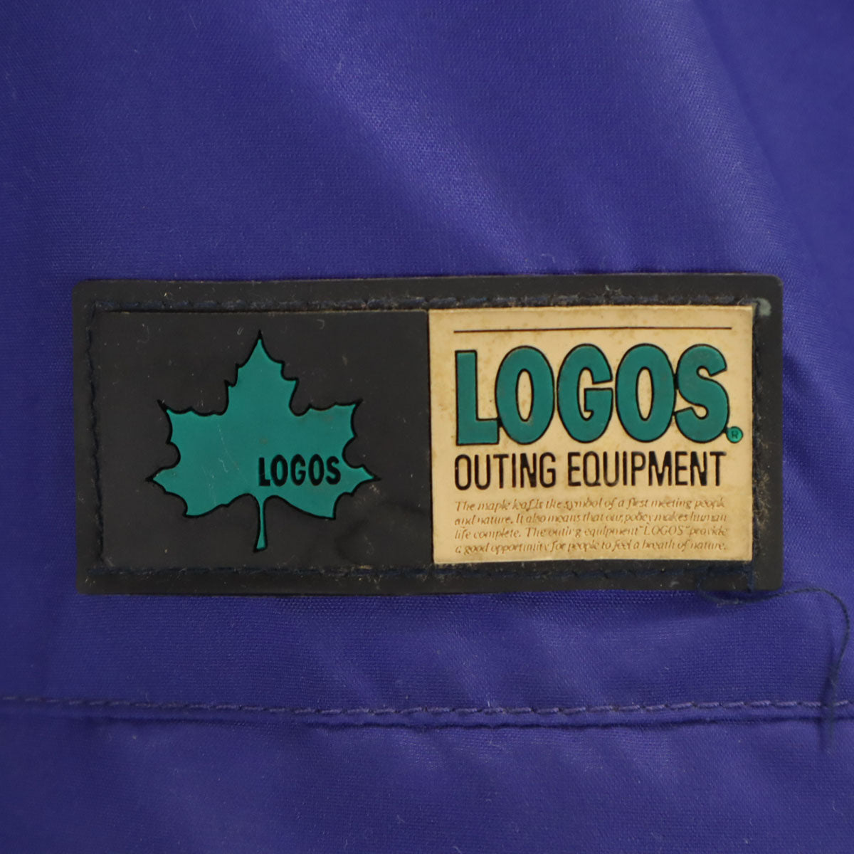 LOGOS ロゴス ナイロンジャケット M 青紫 メンズ