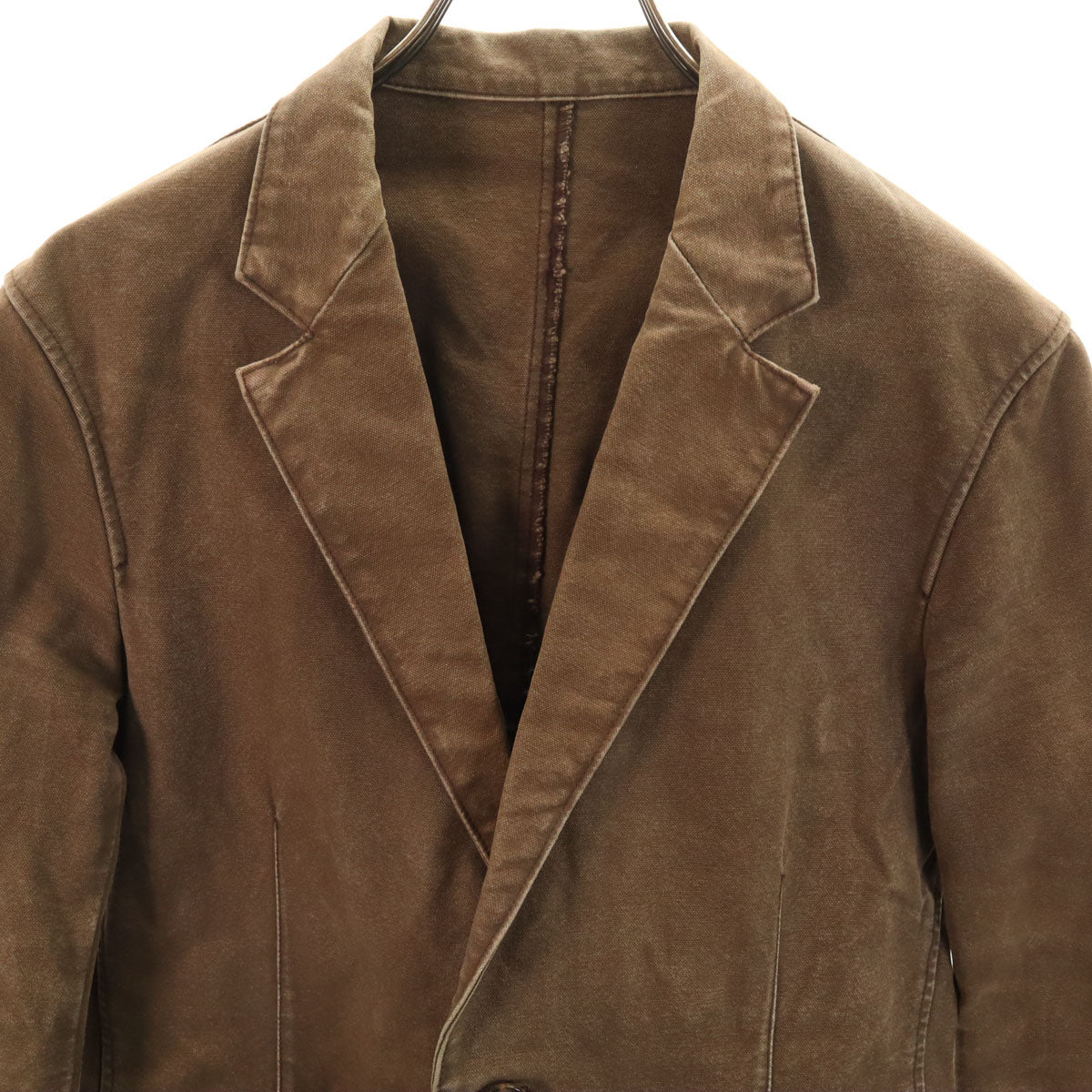ATTACHMENT アタッチメント 日本製 ダック地 テーラードジャケット 2 ブラウン メンズ