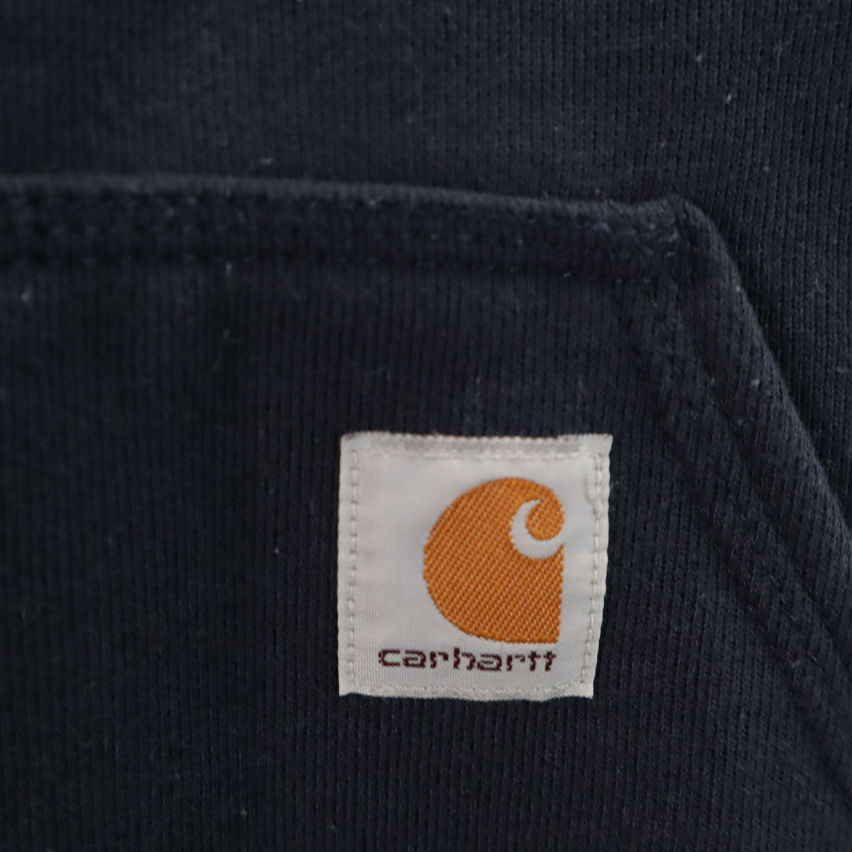 Carhartt カーハート 長袖 スウェットパーカー M ネイビー プルオーバー 裏起毛 メンズ