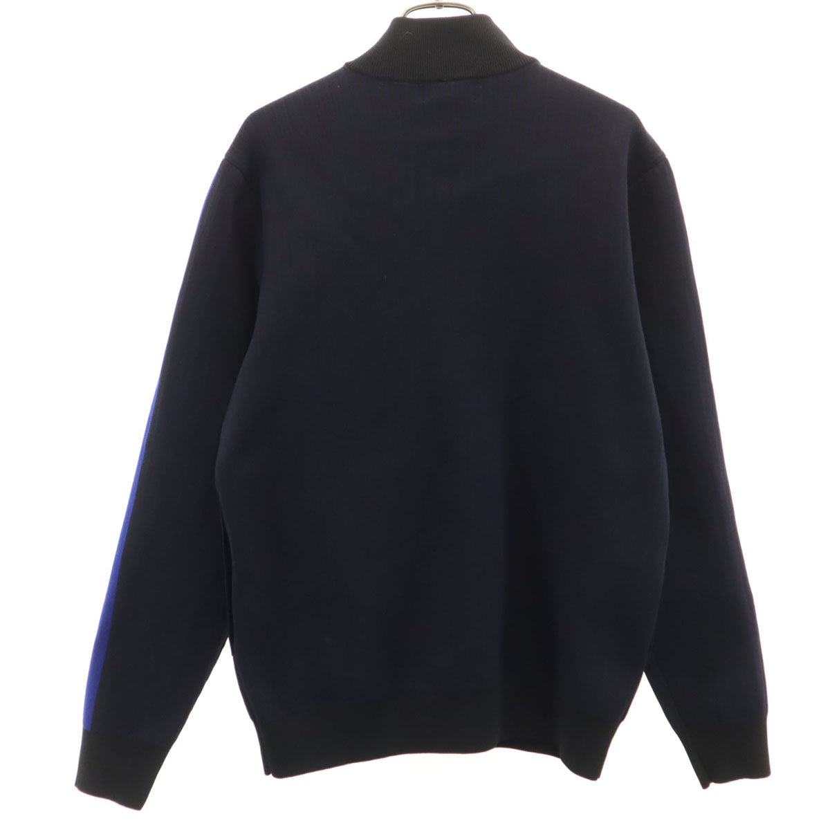 美品 LANVIN SPORT ランバンスポール ストライプ柄 トラックジャケット 40 ネイビー メンズ