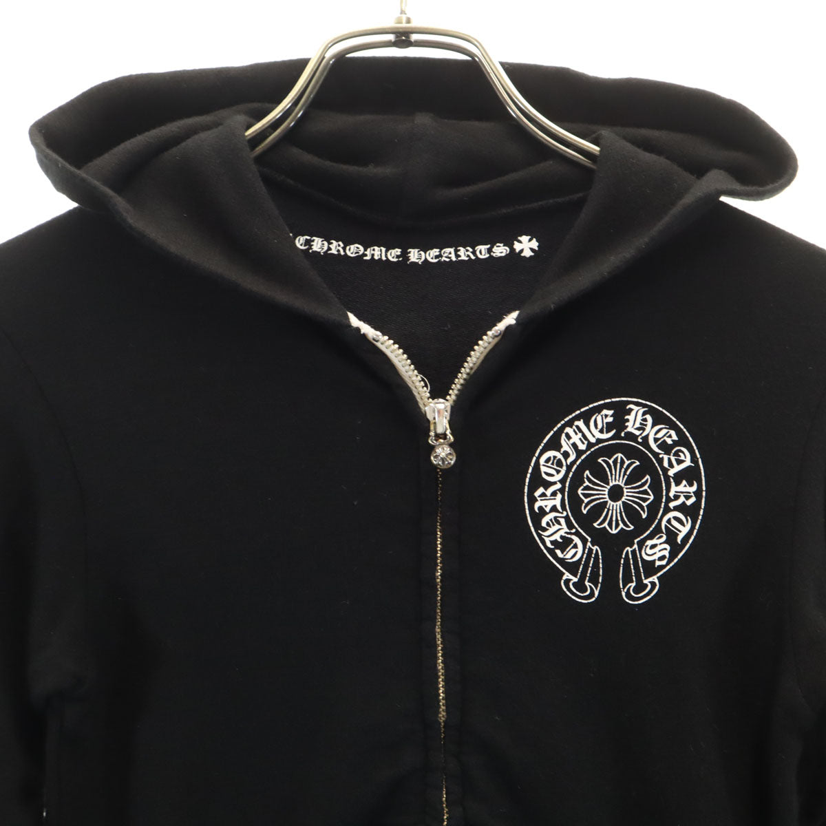 CHROME HEARTS クロムハーツ 長袖 ジップパーカー 4T ブラック キッズ