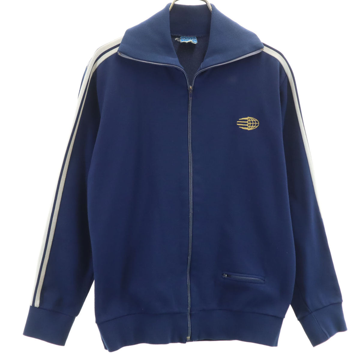 adidas アディダス 60s フランス製 VENTEX ワールドマーク トラックジャケット ネイビー ジャージ メンズ