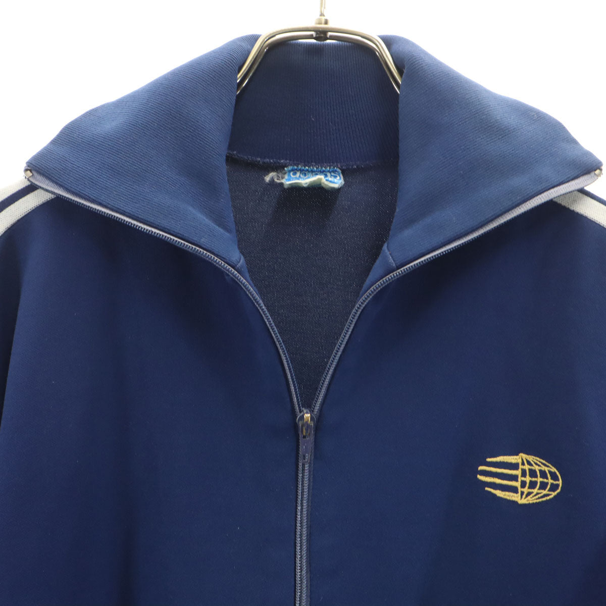 adidas アディダス 60s フランス製 VENTEX ワールドマーク トラックジャケット ネイビー ジャージ メンズ