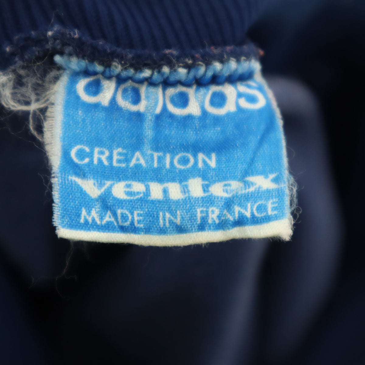 adidas アディダス 60s フランス製 VENTEX ワールドマーク トラックジャケット ネイビー ジャージ メンズ