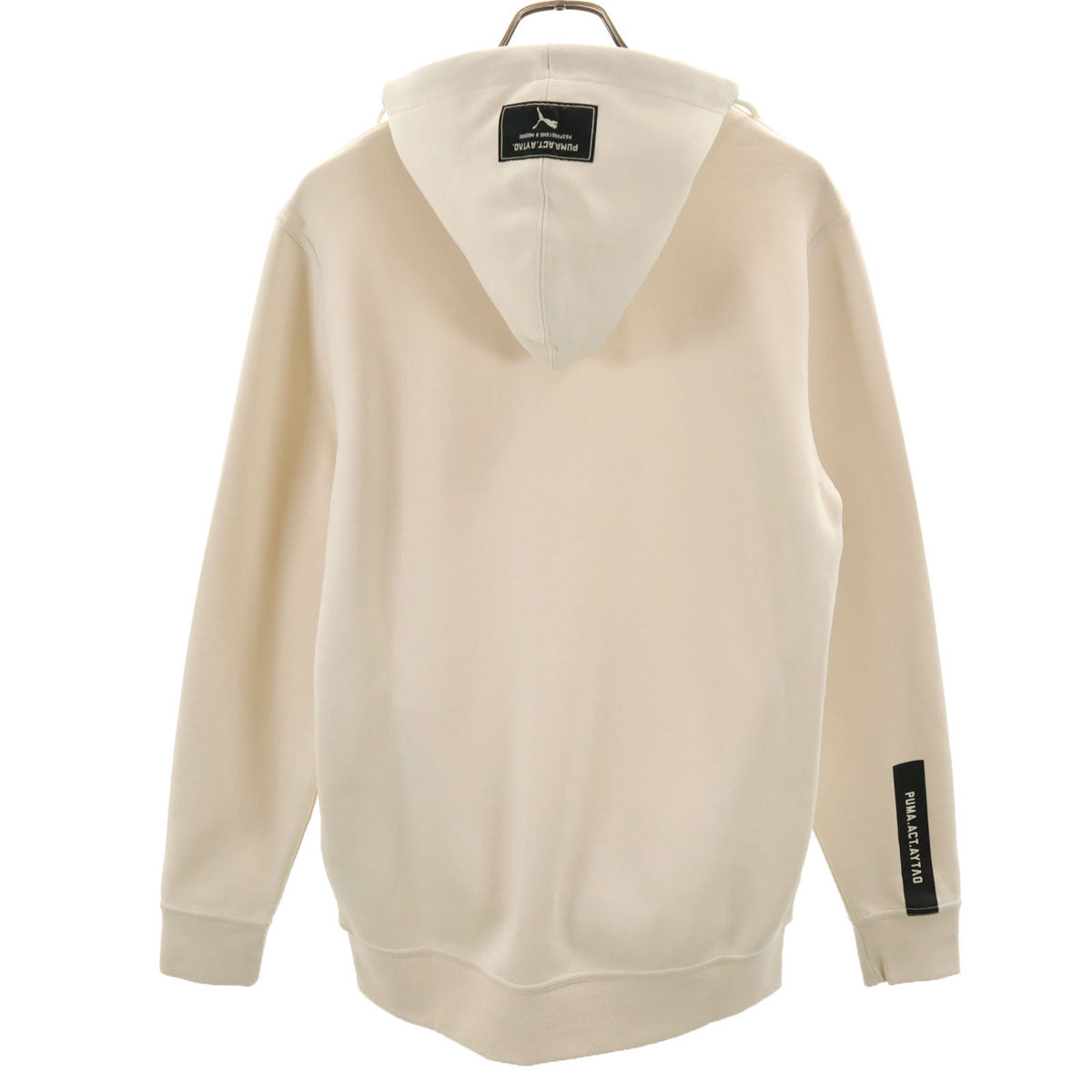 未使用 PUMA プーマ OUTLAW MOSCOW アウトローモスクワ コラボ 長袖 パーカー M ベージュ フーディー メンズ