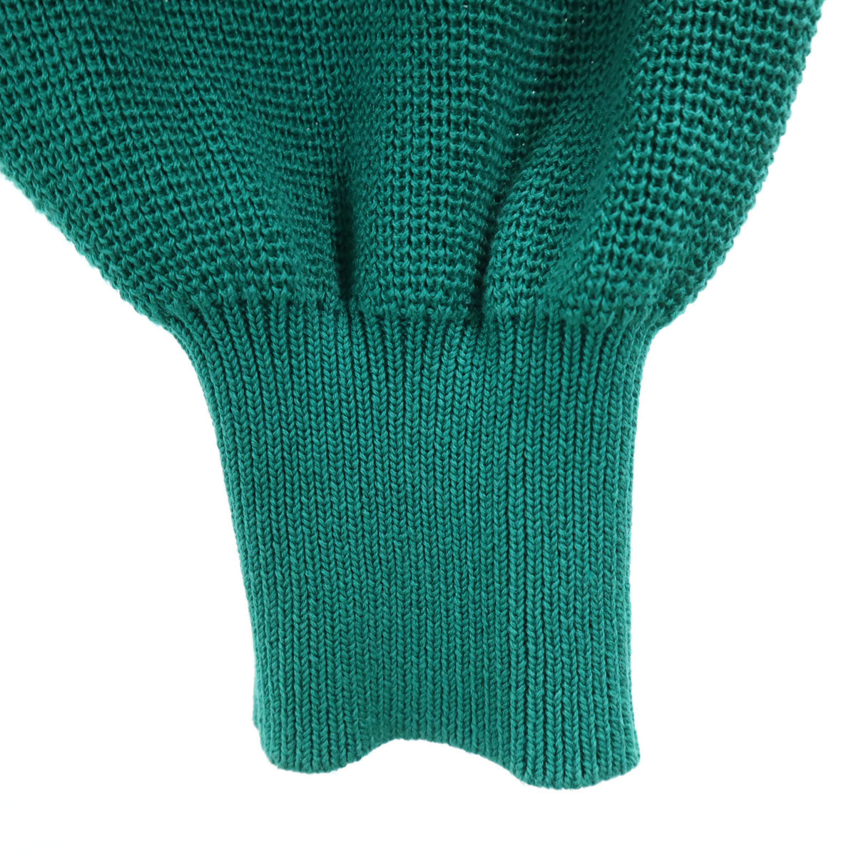 Christian Dior SPORTS クリスチャンディオールスポーツ 90s オールド 長袖 Vネック ニット L エメラルドグリーン メンズ