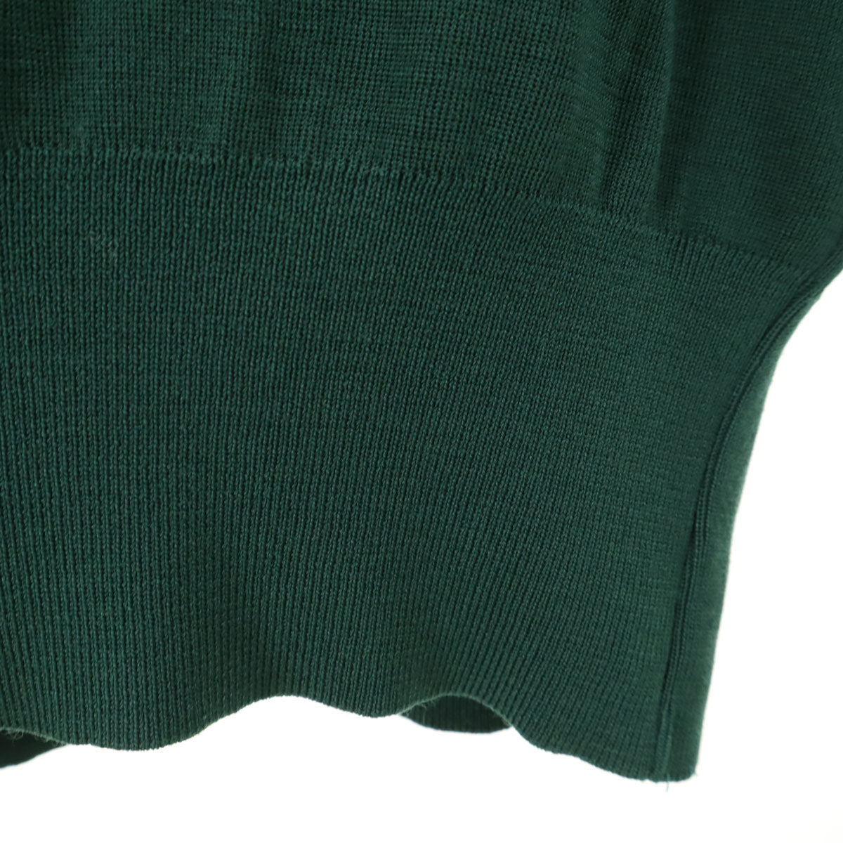 美品 Christian Dior PRET-A-PORTER クリスチャンディオール プレタポルテ 90s オールド 長袖 ニット M 深緑 レディース