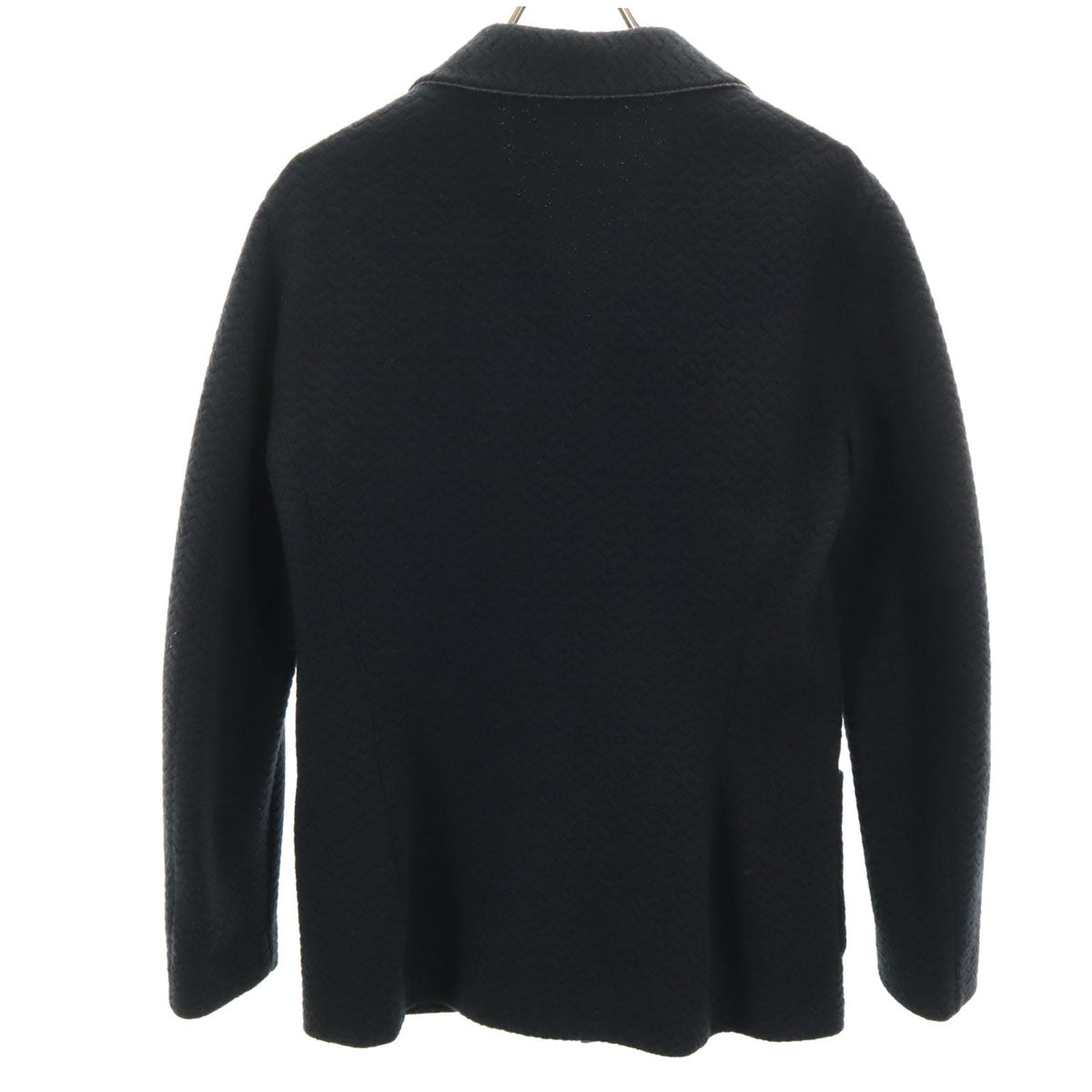 GIORGIO ARMANI ジョルジオアルマーニ イタリア製 シェブロン柄 ジャケット 46 ネイビー メンズ