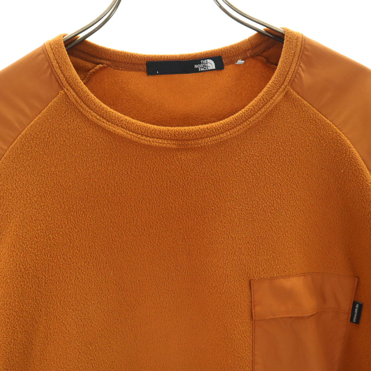 THE NORTH FACE ノースフェイス 長袖 フリース バーサマイクロ スウェット トレーナー L オレンジ系 NL22061 アウトドア メンズ