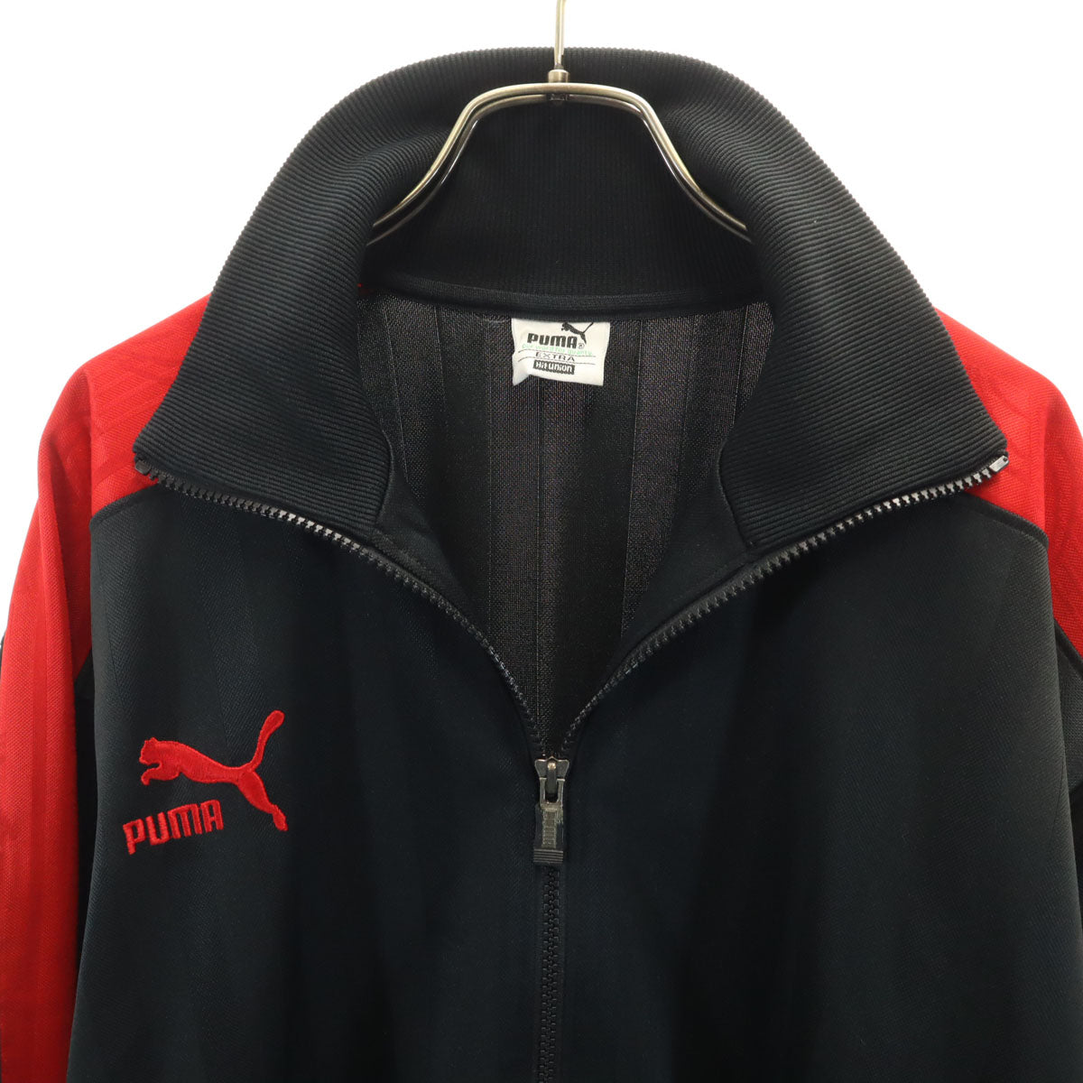 PUMA プーマ 90s 日本製 オールド ヒットユニオン ストライプ柄 トラックジャケット ブラック ジャージ メンズ