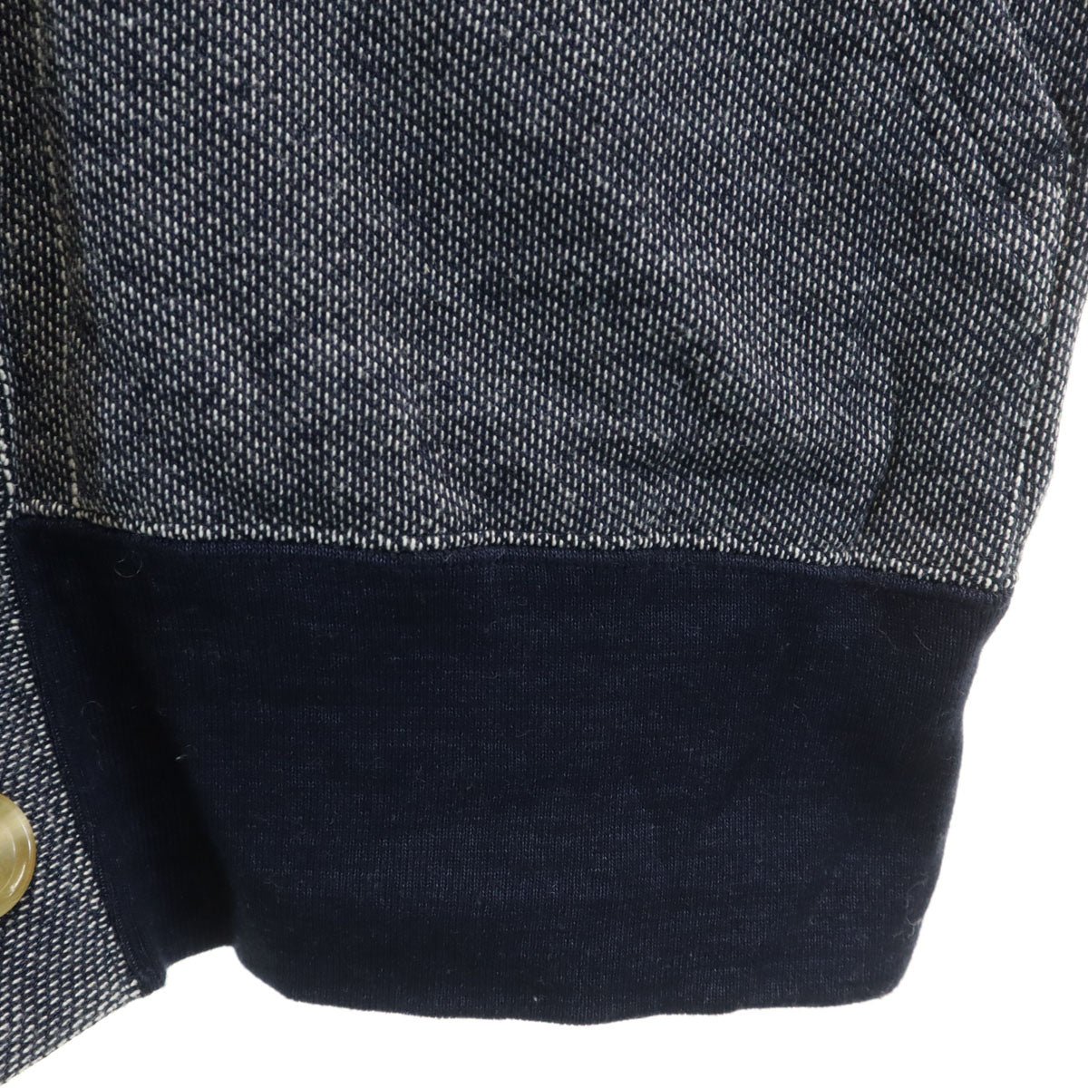 LOOPWHEELER ループウィラー 日本製 長袖 ショールカラー カーディガン S ネイビー メンズ