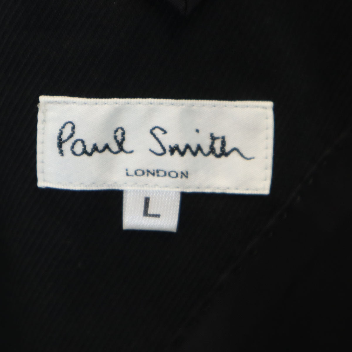 Paul Smith LONDON ポールスミスロンドン 日本製 テーラードジャケット L ブラック メンズ
