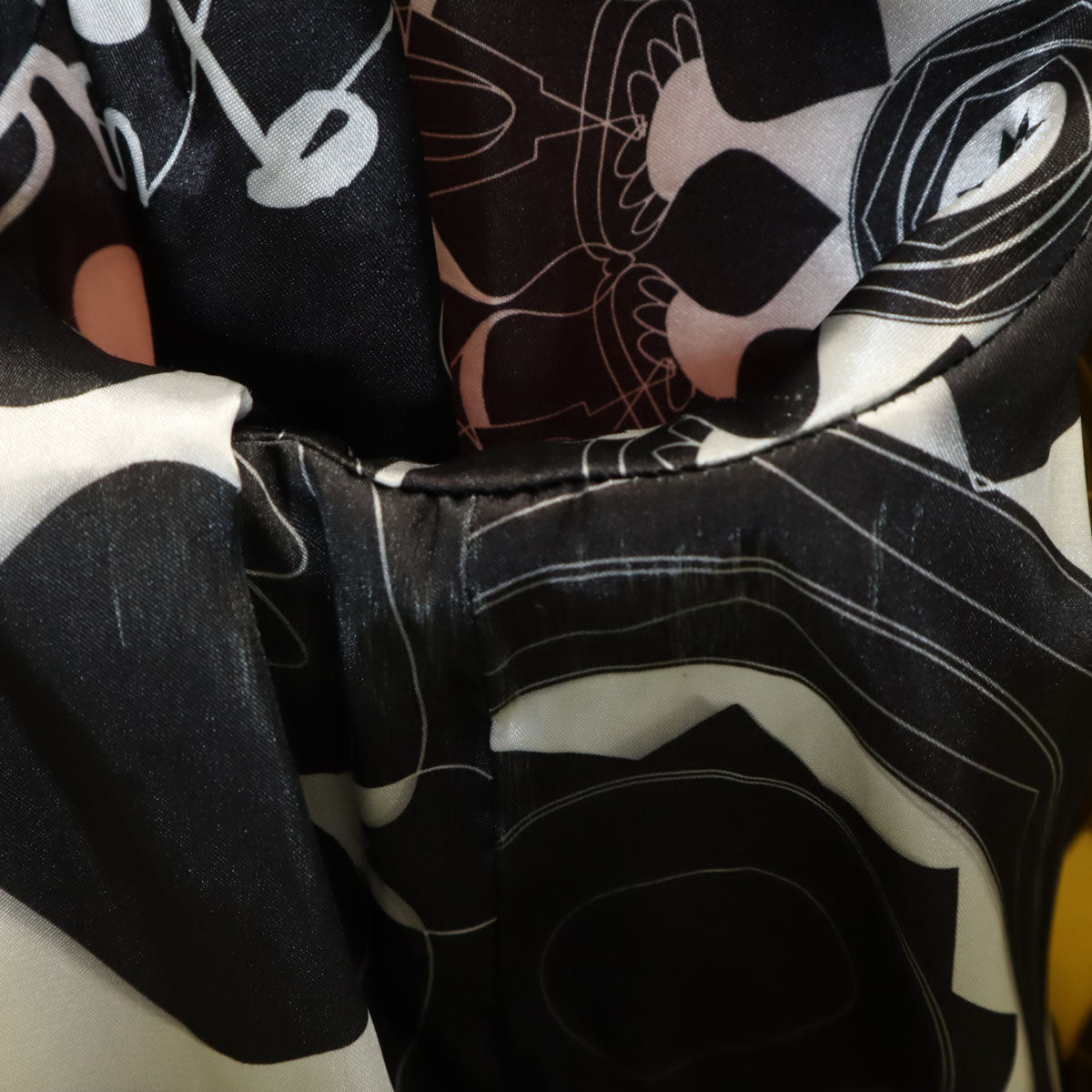 Desigual デシグアル Christian Lacroix クリスチャン・ラクロワ コラボ 総柄 ノーカラーコート 46 イエロー レディース