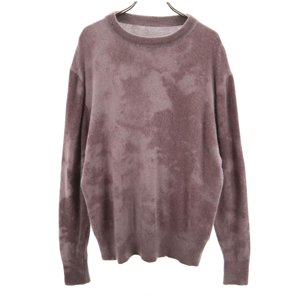 MAISON SPECIAL メゾンスペシャル アンゴラブレンド タイダイ柄 長袖 クルーネック セーター F パープル系 ニット レディース