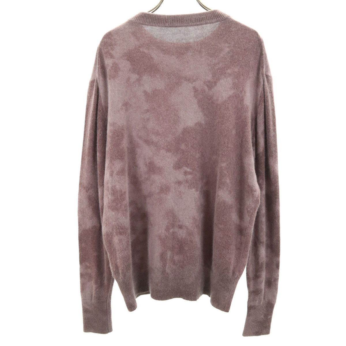 MAISON SPECIAL メゾンスペシャル アンゴラブレンド タイダイ柄 長袖 クルーネック セーター F パープル系 ニット レディース