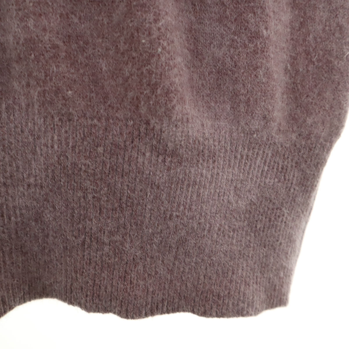 MAISON SPECIAL メゾンスペシャル アンゴラブレンド タイダイ柄 長袖 クルーネック セーター F パープル系 ニット レディース