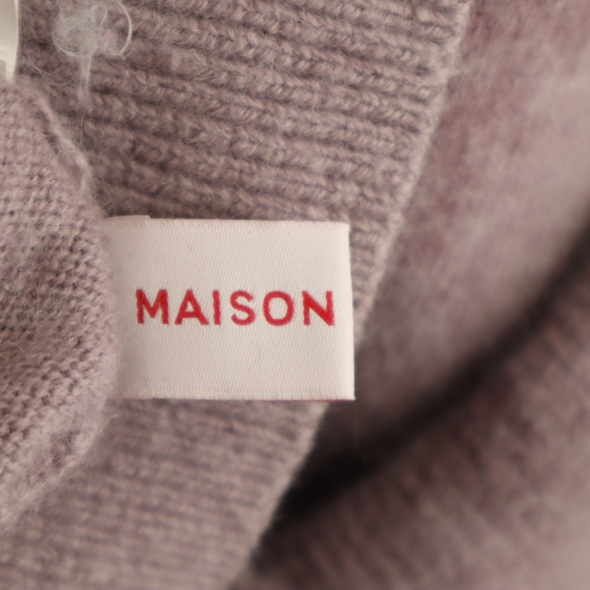 MAISON SPECIAL メゾンスペシャル アンゴラブレンド タイダイ柄 長袖 クルーネック セーター F パープル系 ニット レディース