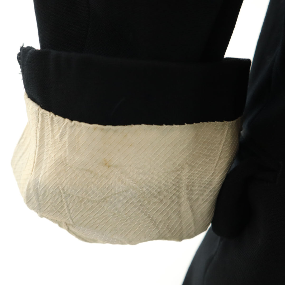 LEOD'OR MITSUKOSHI ウール100% テーラードジャケット 黒 メンズ