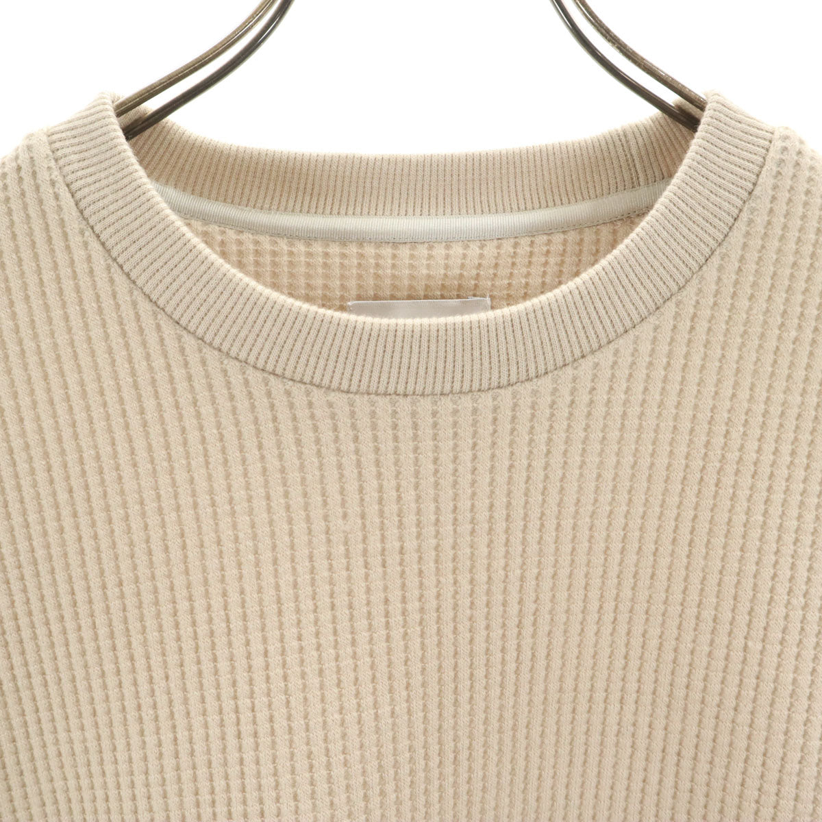 MACKINTOSH PHILOSOPHY マッキントッシュフィロソフィー 長袖 ワッフル Tシャツ 40 ベージュ ロンT メンズ