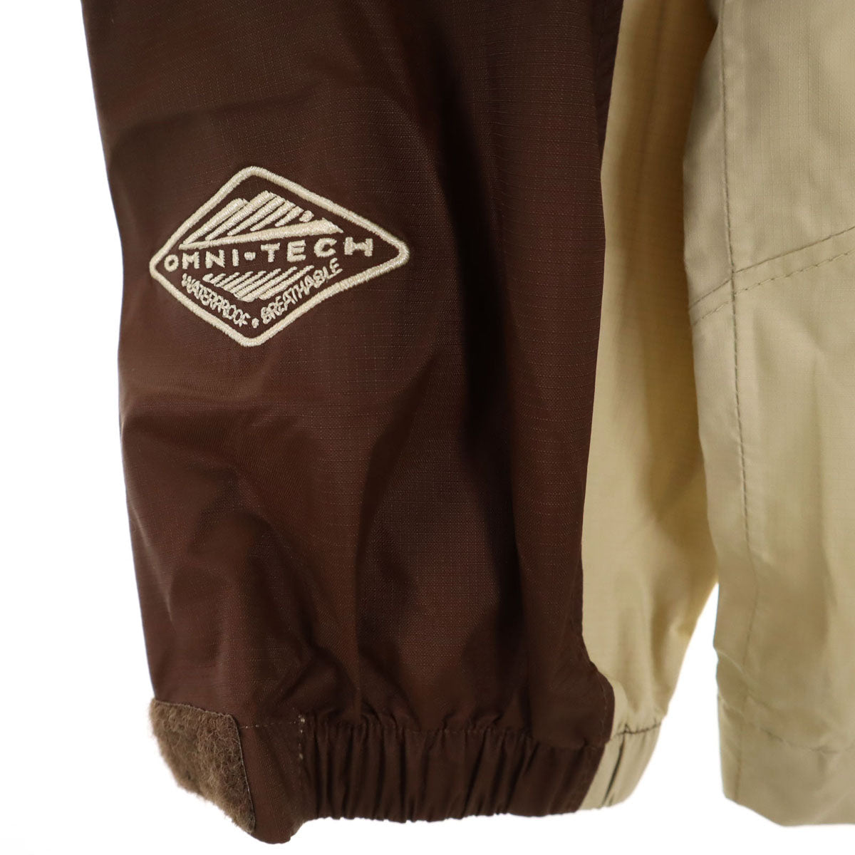 Columbia コロンビア レインジャケット 上下 セットアップ M ブラウン系 収納袋付き アウトドア レディース