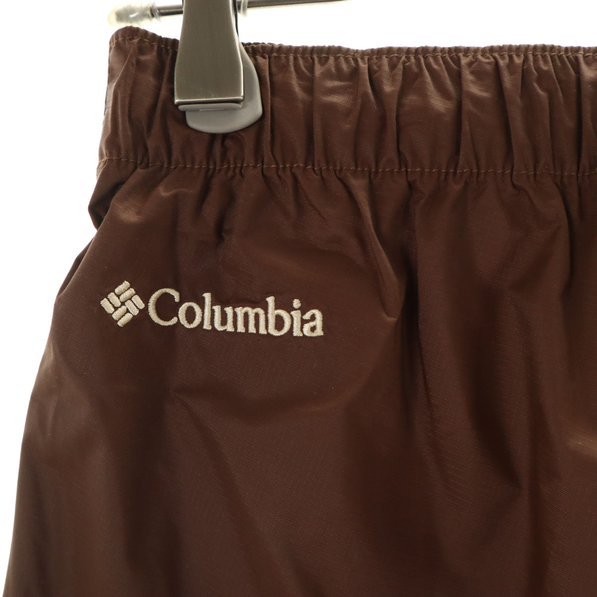 Columbia コロンビア レインジャケット 上下 セットアップ M ブラウン系 収納袋付き アウトドア レディース