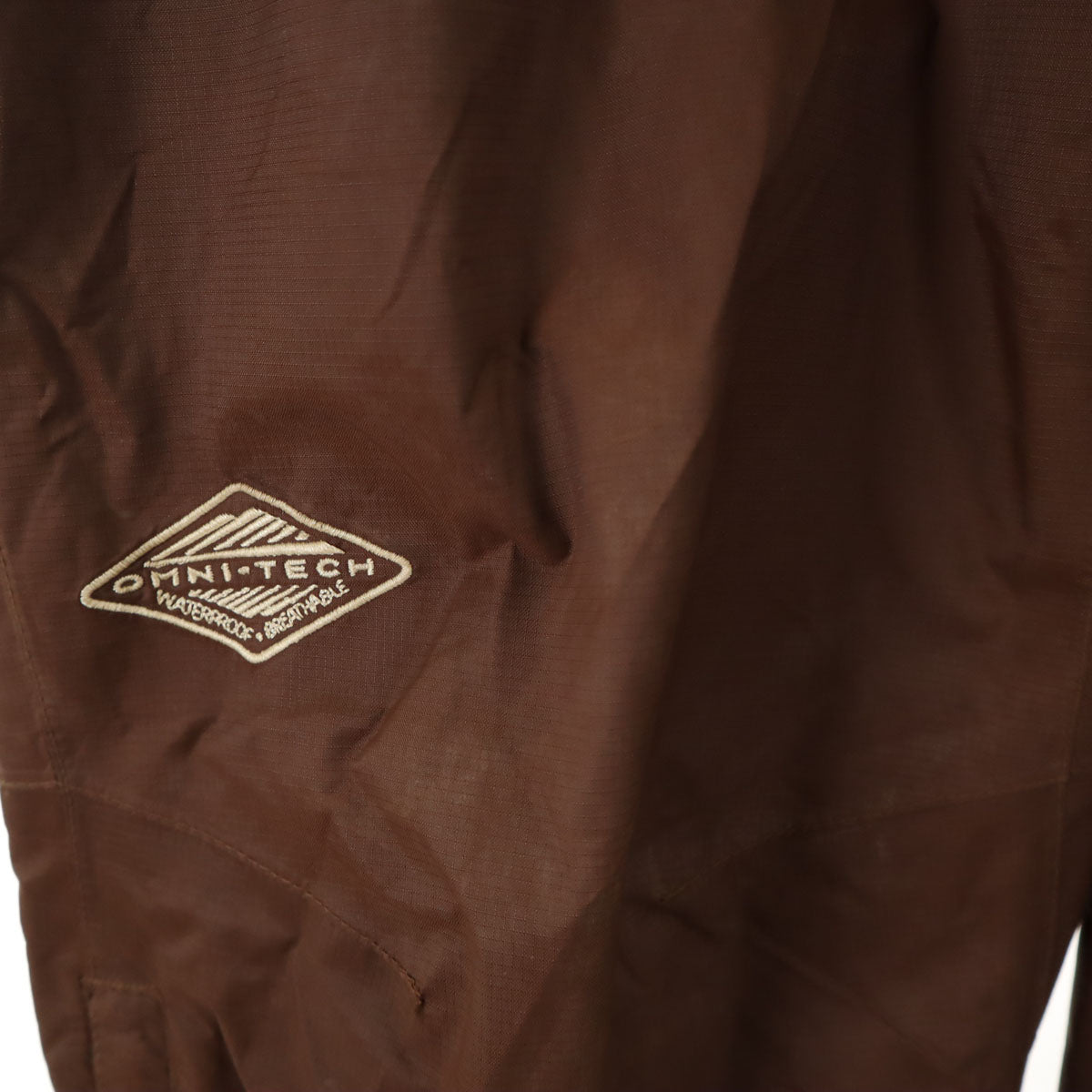 Columbia コロンビア レインジャケット 上下 セットアップ M ブラウン系 収納袋付き アウトドア レディース