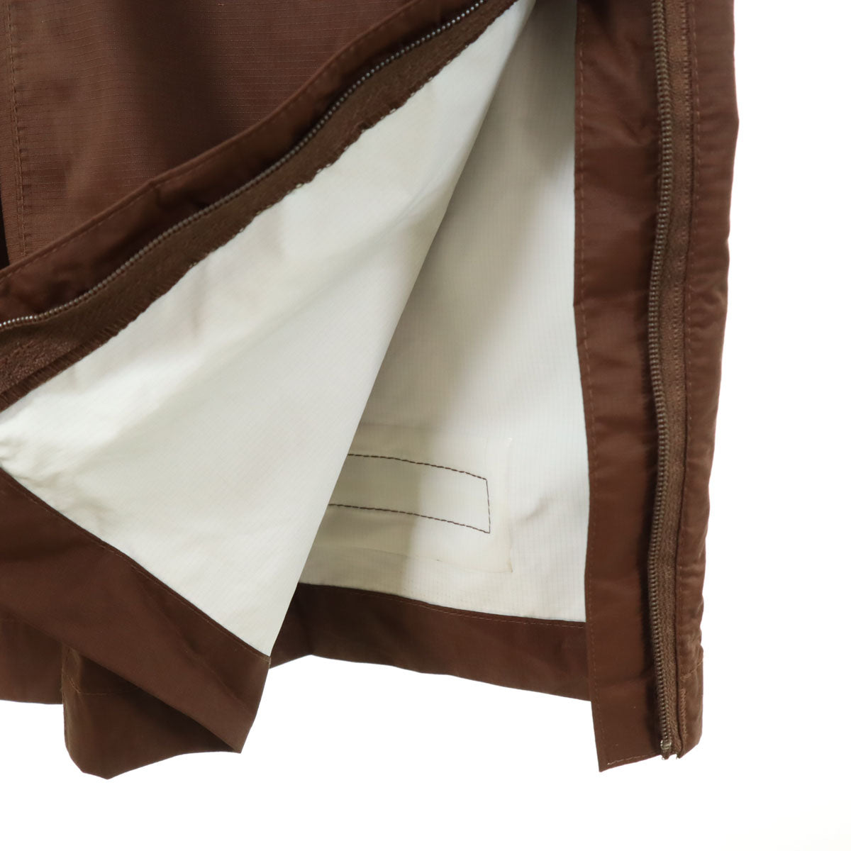 Columbia コロンビア レインジャケット 上下 セットアップ M ブラウン系 収納袋付き アウトドア レディース