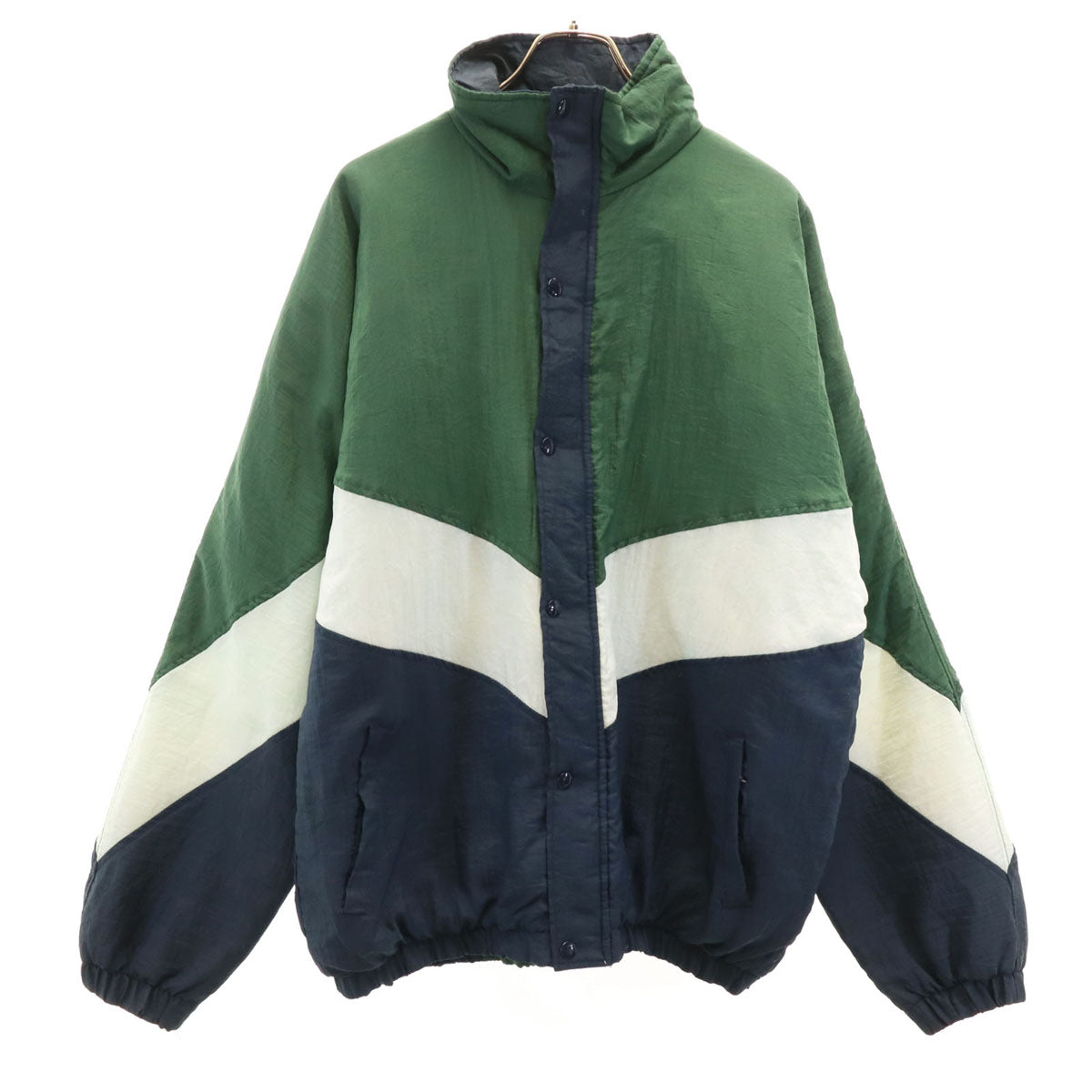 Holloway ホロウェイ 80s 90s オールド USA製 ナイロンジャケット XL グリーン メンズ