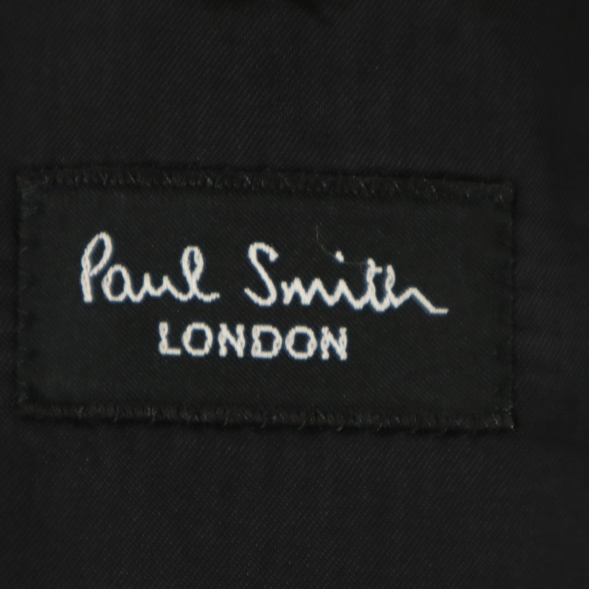Paul Smith LONDON ポールスミスロンドン 日本製 ストライプ柄 スーツ 上下 セットアップ M ブラック メンズ