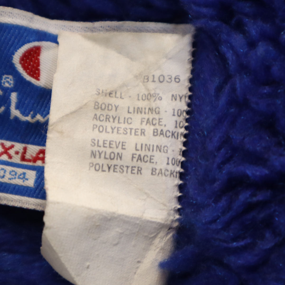 Champion チャンピオン 90s オールド USA製 青タグ ナイロンジャケット XL ブルー フーディー メンズ