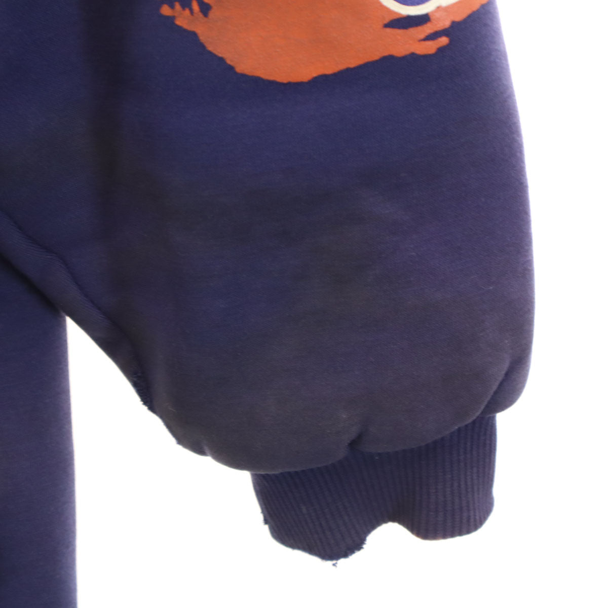 adidas アディダス 80s ヴィンテージ デサント製 トレフォイルロゴ 長袖 フリース ジップパーカー o ネイビー メンズ