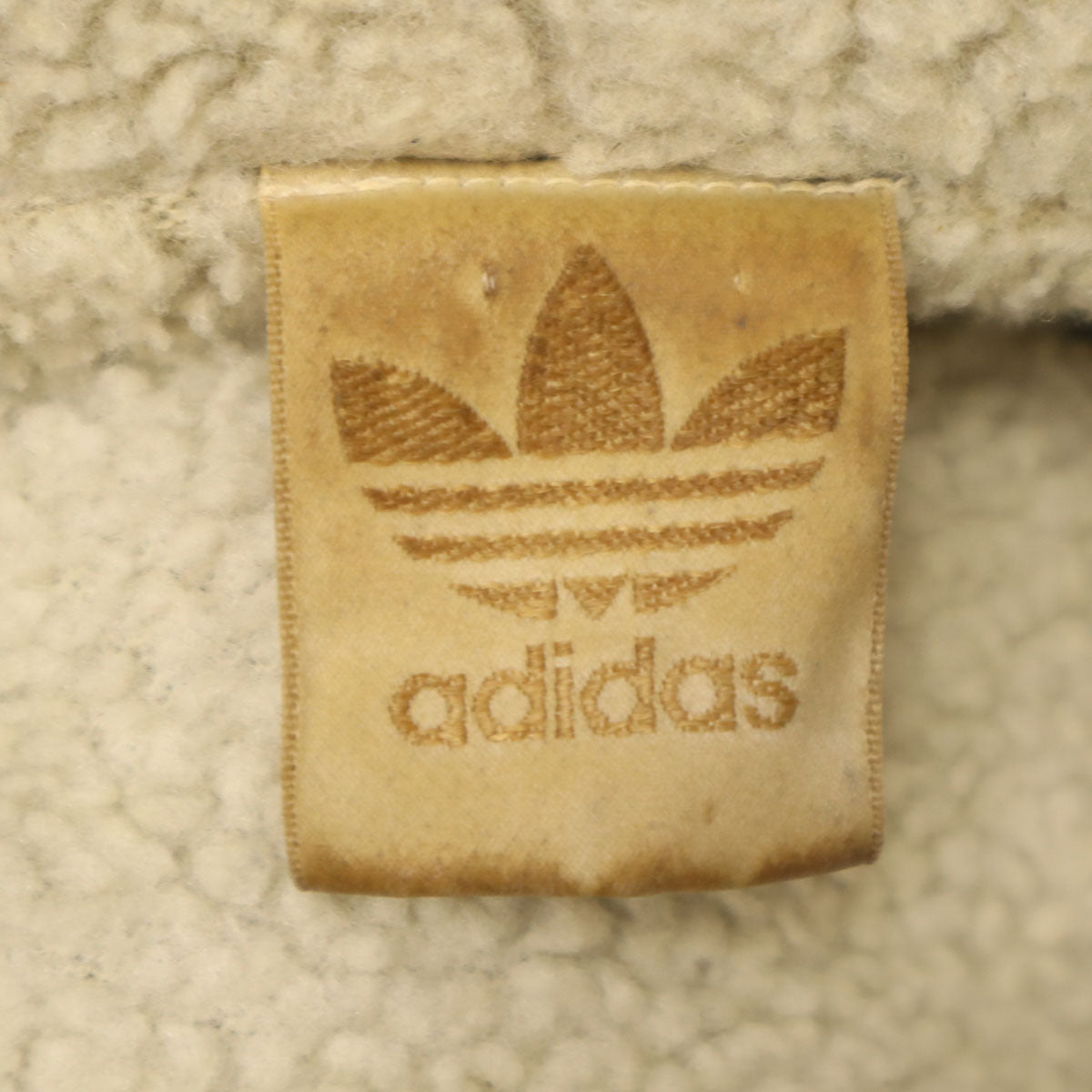 adidas アディダス 80s ヴィンテージ デサント製 トレフォイルロゴ 長袖 フリース ジップパーカー o ネイビー メンズ