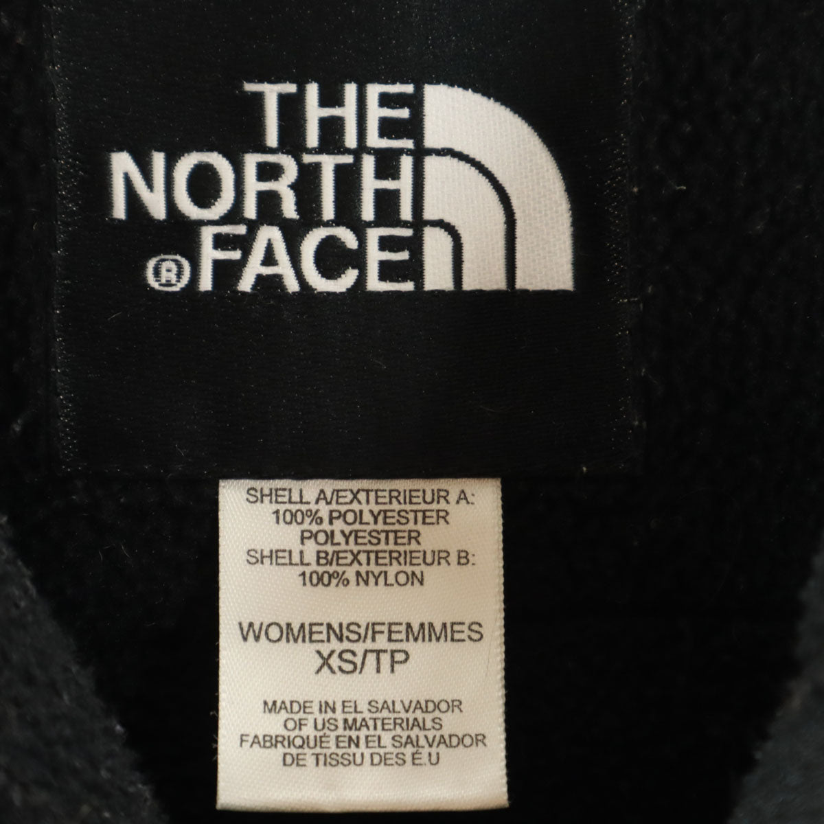 THE NORTH FACE ノースフェイス デナリ フリースジャケット XS ブラック A194 アウトドア レディース