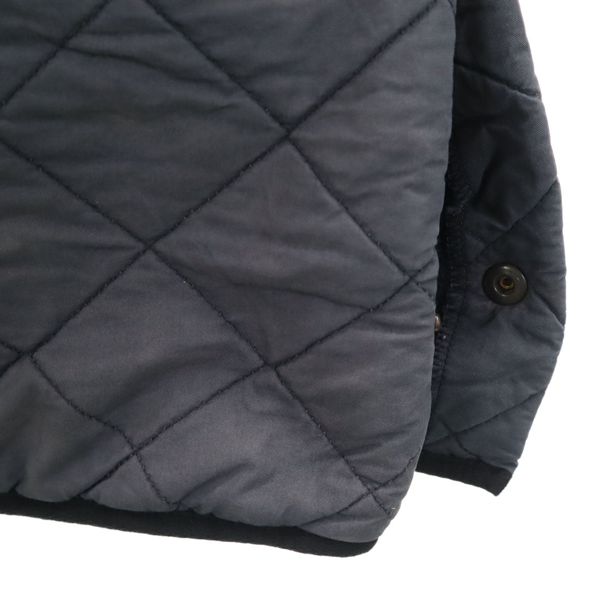 Barbour バブアー キルティングジャケット ネイビー ダブルジップ メンズ