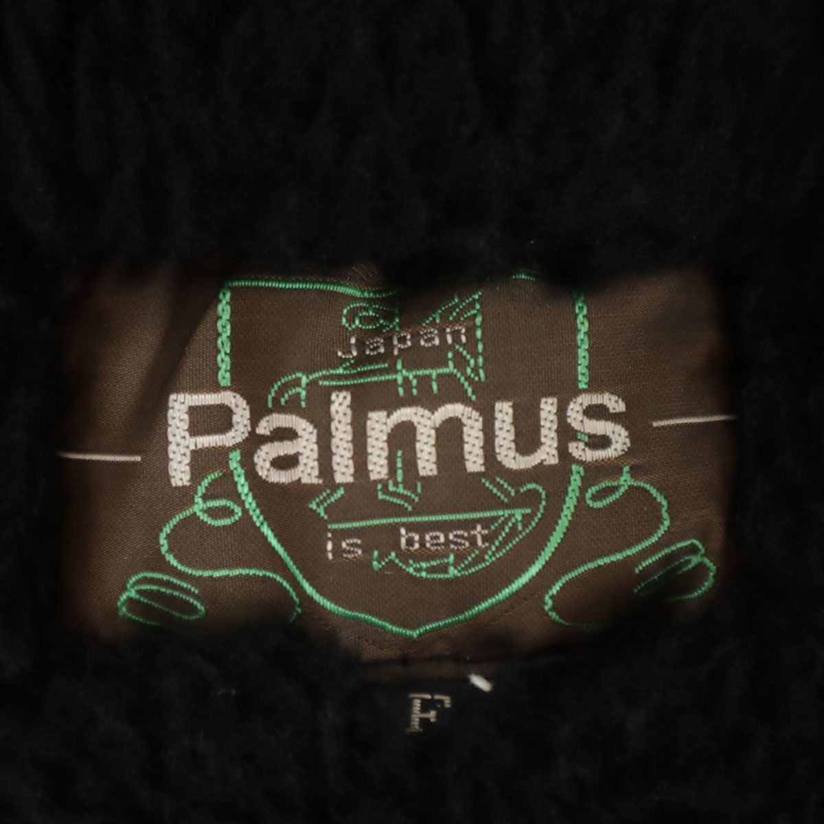 PALMUS 羊革 ムートンコート F ブラック レディース