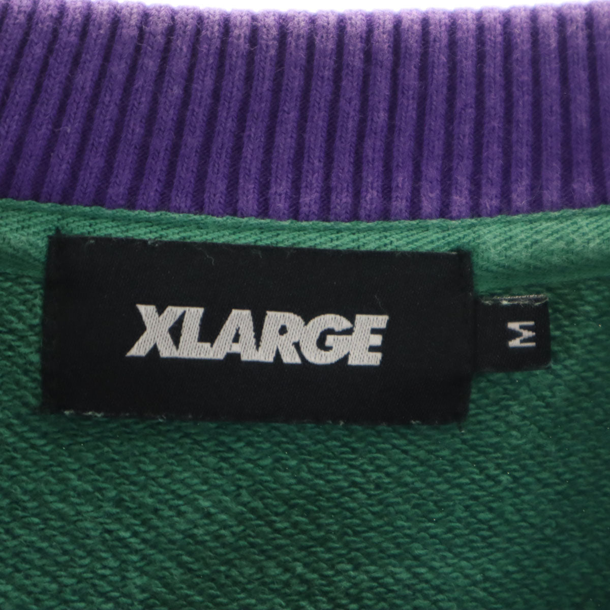 XLARGE エクストララージ 長袖 スウェット トレーナー M グリーン メンズ