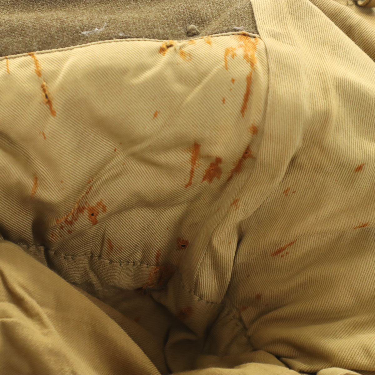 US ARMY アメリカ軍 40s ヴィンテージ WW2 大戦 オフィサー ジャケット 36XL カーキ メンズ