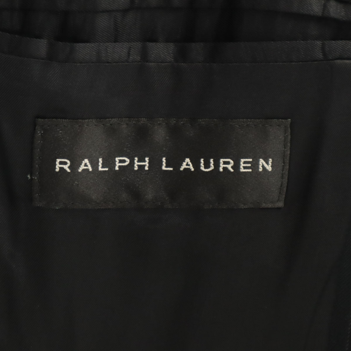 RALPH LAUREN ラルフローレン ストライプ柄 テーラードジャケット 36 ブラック メンズ