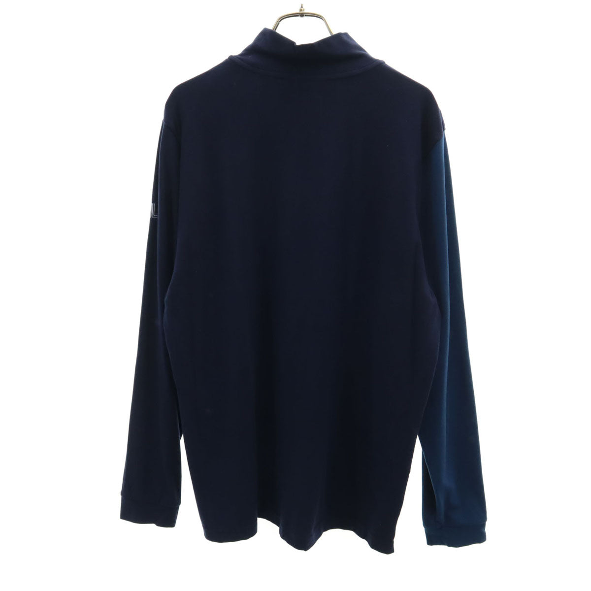 LANVIN SPORT ランバンスポール 日本製 長袖 ハイネック カットソー 40 ネイビー メンズ