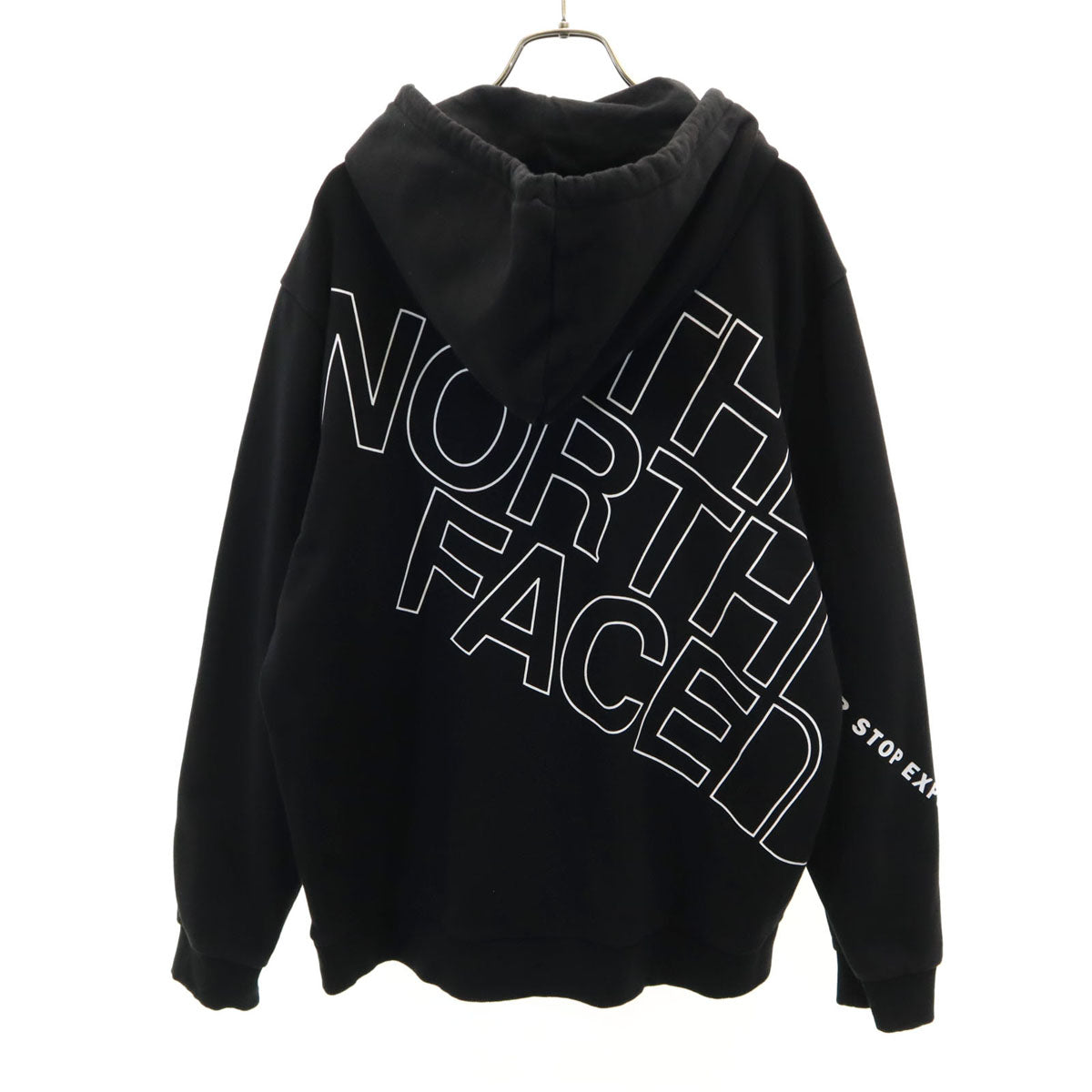 THE NORTH FACE ノースフェイス バックロゴ 長袖 スウェットパーカー XL ブラック NM5PK02J アウトドア メンズ