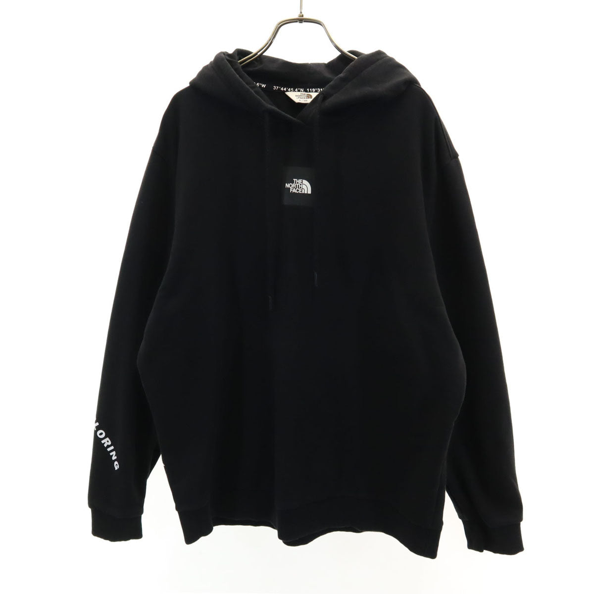 THE NORTH FACE ノースフェイス バックロゴ 長袖 スウェットパーカー XL ブラック NM5PK02J アウトドア メンズ
