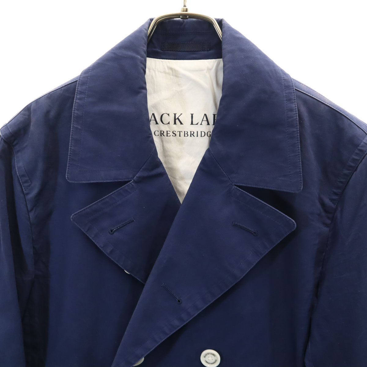 BLACK LABEL CRESTBRIDGE ブラックレーベルクレストブリッジ ピーコート M ネイビー Pコート メンズ