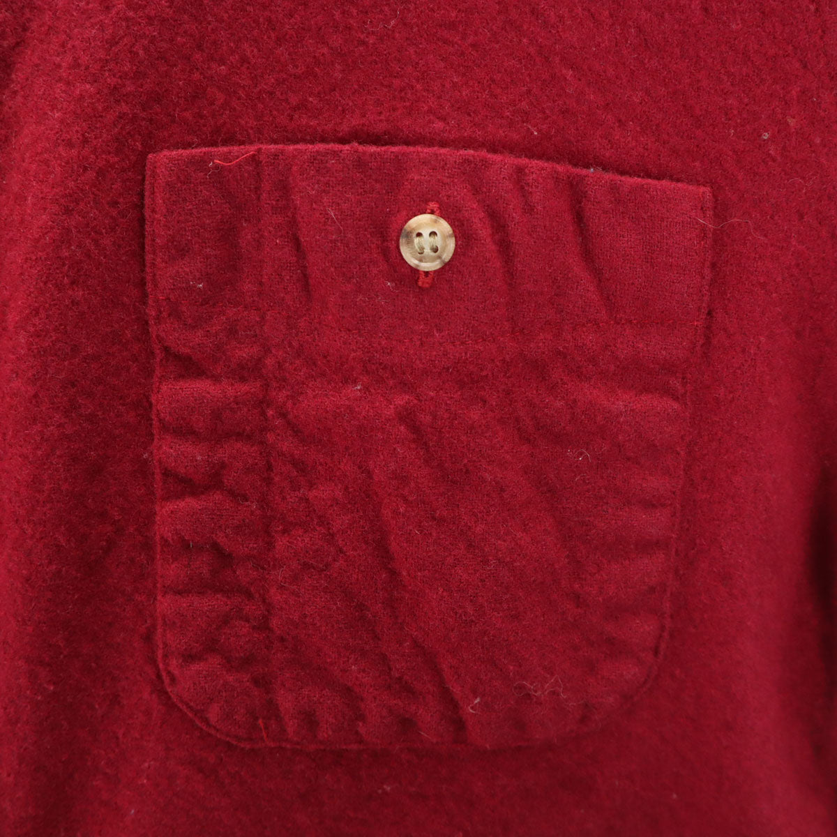 PENDLETON ペンドルトン 70s 80s ヴィンテージ USA製 ウールブレンド 長袖 ボード シャツ L バーガンディ エルボーパッチ メンズ