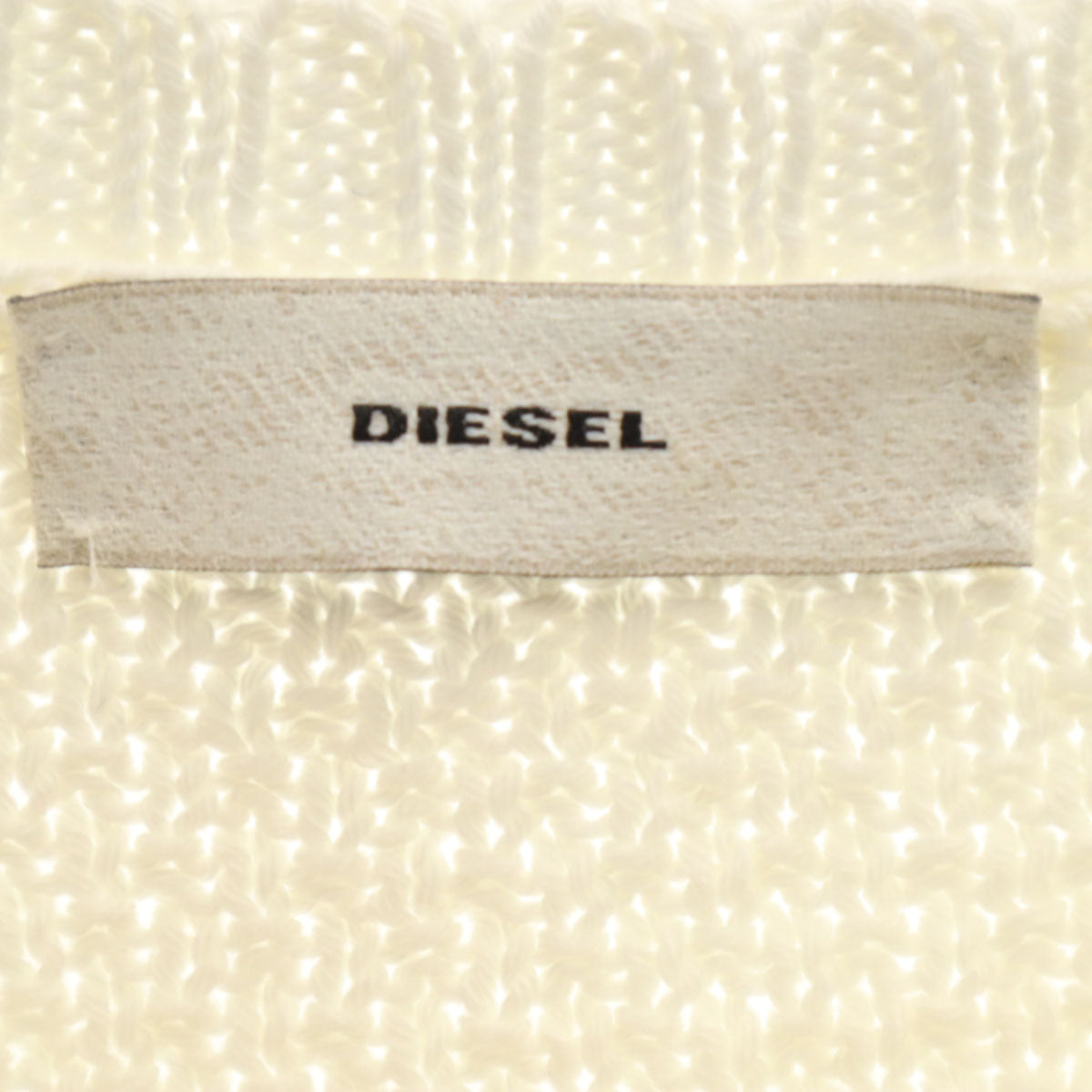 未使用 DIESEL ディーゼル イタリア製 長袖 セーター XS ブルー系 ニット メンズ
